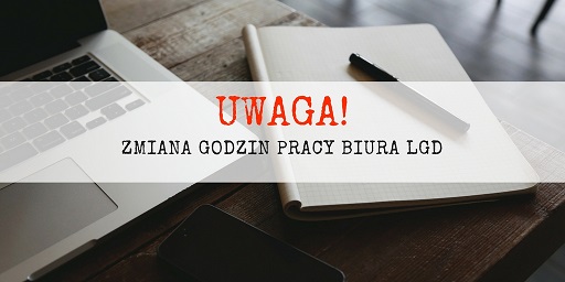 22.02.2018r. – Biuro LGD w Myślenicach czynne do godz. 13.45