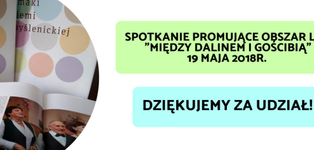 PODSUMOWANIE SPOTKANIA PROMUJĄCEGO OBSZAR LGD, KTÓRE ODBYŁO SIĘ W RAMACH NOCY MUZEÓW W MYŚLENICACH 19.05.2018r.