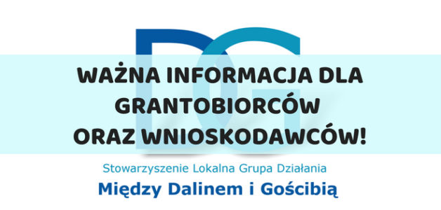 WAŻNA INFORMACJA DLA GRANTOBIORCÓW ORAZ WNIOSKODAWCÓW- OŚWIADCZENIE RODO!