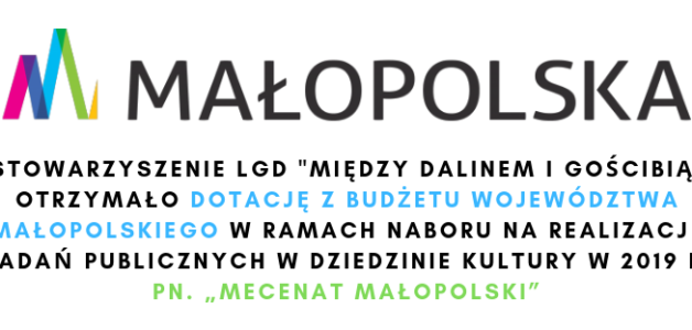 Dotacja dla LGD “MDiG” w ramach “Mecenatu Małopolski”