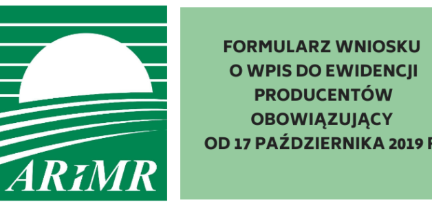 Nowy wzór wniosku o wpis do ewidencji producentów