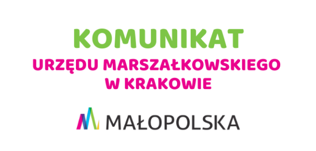 Zawieszenie przyjmowania stron w Urzędzie Marszałkowskim Województwa Małopolskiego