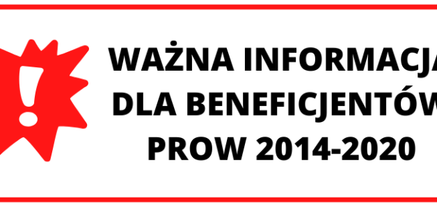 Komunikat dotyczący trybu konkurencyjnego w ramach PROW 2014-2020