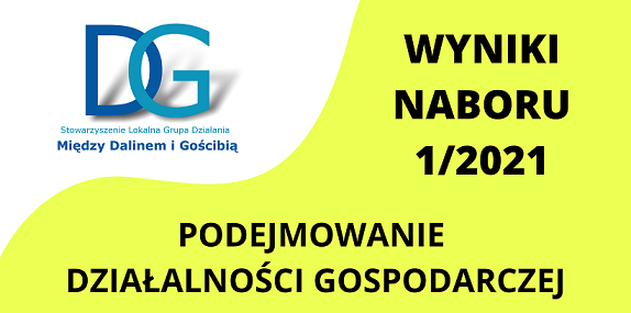 WYNIKI NABORU 1/2021- podejmowanie działalności gospodarczej