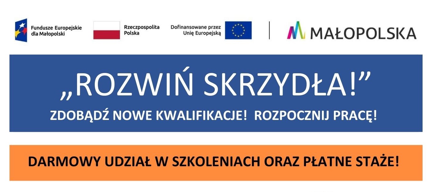 Dołącz do projektu „Rozwiń SKRZYDŁA!” realizowanego przez Fundację Rozwoju Kompetencji i Przedsiębiorczości PROAKTYWNI