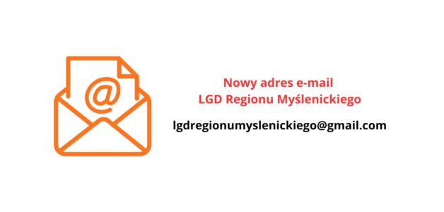 Nowy adres e-mail LGD Regionu Myślenickiego