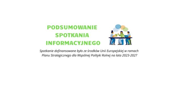 Podsumowanie spotkania informacyjnego z dnia 12.01.2026r.