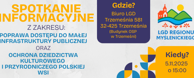Zapraszamy na spotkanie informacyjne z zakresu projektów społecznych – niekomercyjnych