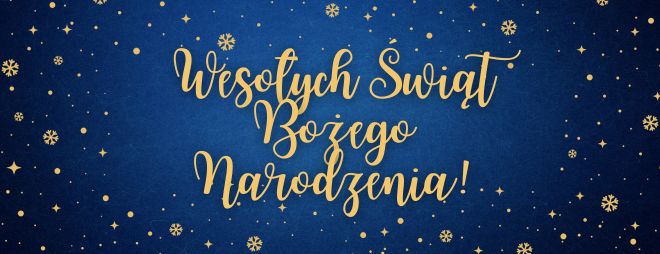 Wesołych Świąt Bożego Narodzenia!