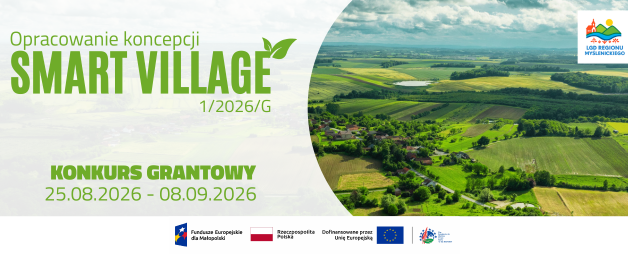 Ogłoszenie nr 1/2026/G o otwartym konkursie na wybór grantobiorców- opracowanie koncepcji Smart Village