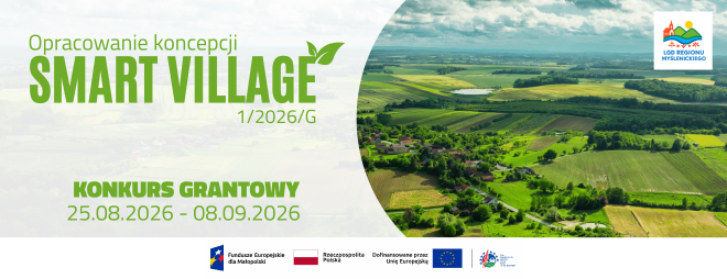 Ogłoszenie nr 1/2026/G o otwartym konkursie na wybór grantobiorców- opracowanie koncepcji Smart Village