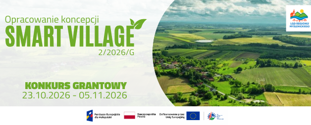 Ogłoszenie nr 2/2026/G o otwartym konkursie na wybór grantobiorców- opracowanie koncepcji Smart Village